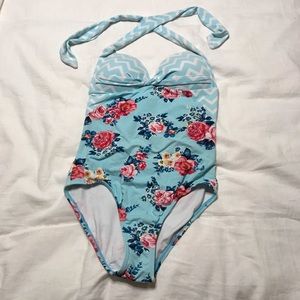 One-piece Halter Swimsuit